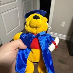 Plush Graduation Bear in Blue Gown